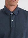 Marc O'Polo Longsleeve Polo Shirt Navy Model / Detail