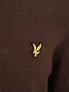 Jersey de merino con media cremallera Lyle & Scott Espresso Product / Detail