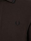 Fred Perry Polo Tipped M3600 Marron 86C