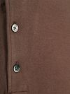 Profuomo Longsleeve Polo Luxury Basic Marron
