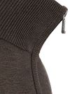 Suitable Merino Half Zip Sweater Marron