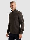 Maglione Vanguard Half Zip in lana marrone Model / Voorkant