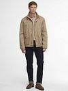 Barbour Jakke Sander Beige Model / Voorkant