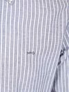 McGregor Camicia Lino Righe Indigo Product / Detail