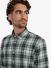 McGregor Camisa Franela Cuadros Verde Model / Detail