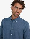 McGregor Chemise Flanel Melanger Bleu Model / Detail