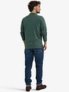 McGregor Long Sleeve Poloshirt Sage Grün Model / Achterkant