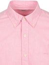 McGregor Overhemd Cotton Linen Roze Product / Detail