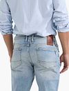 Jeans McGregor in denim azzurro chiaro Model / Detail