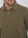 McGregor Polo z piqué w kolorze oliwkowym Model / Detail