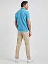McGregor Piqué Poloshirt Sea Blau Model / Achterkant