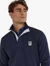 McGregor Half Zip Sweater Navy Model / Detail