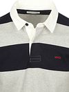 McGregor Rugbyshirt Stripe Navy Grey Product / Detail