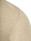 McGregor Half Zip Pullover Merino Wool Structure Sand Product / Detail