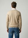 Sweter McGregor Cotton Cashmere w kolorze piaskowym Model / Achterkant