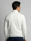 Sweter McGregor Half-Zip z bawełny i kaszmiru w kolorze ecru Model / Achterkant