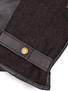 Barbour Gants Barlow Herringbone Cuir Marron