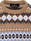 Barbour Fairisle Pullover Wool Camel