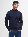 Barbour Half Zip Pullover Navy Model / Voorkant