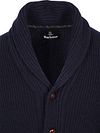 Barbour Cardigan Shawl Hartland Navy