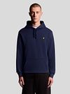 Lyle and Scott Hoodie Navy Model / Voorkant