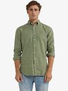 McGregor Overhemd Flanel Melange Sage Groen Model / Voorkant