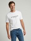McGregor Essensiell T-skjorte Logo Hvit Model / Voorkant