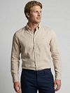 McGregor Skjorte Cotton Linen Ecru Model / Voorkant
