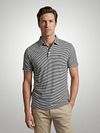 McGregor Jersey Polo Shirt Stripe Navy Model / Voorkant
