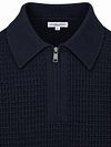 McGregor Half Zip Polo Shirt Knitted Structure Navy Product / Detail