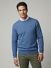 McGregor Pullover Cotton Cashmere Vintage Blue Model / Voorkant