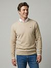 McGregor Genser Cotton Cashmere Sand Model / Voorkant