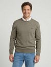 McGregor Genser Cotton Cashmere Olivine Model / Voorkant