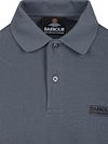 Barbour International Longsleeve Piqué Poloshirt Washed Charcoal
