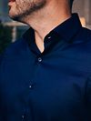 Suitable Skjorte Navy Blå Twill DR-05 Model / Sfeerbeeld