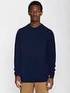 KnowledgeCotton Apparel Pullover Uld Navy Model / Voorkant