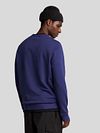 Lyle & Scott Trøje i Dyb Indigo Model / Achterkant