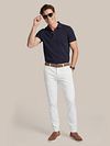 Steppin' Out Piké Polo Navy Model / Voorkant