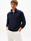 Tommy Hilfiger Halvzip Tröja Essential Navy Model / Voorkant