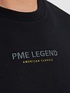 PME Legend T-skjorte Vaffel Logo Marineblå Model / Detail