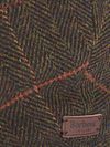 Barbour Wilkin Flat Cap Herringbone Donkergroen Product / Detail