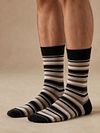 Suitable Socken 3er-Pack Bedruckt Schwarz Multicolour Model / Voorkant