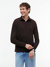 Tommy Hilfiger Longsleeve Polo Marrón Model / Voorkant