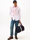 Tommy Hilfiger Oxford Shirt Stripes Pink Model / Voorkant