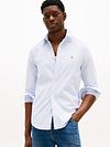 Tommy Hilfiger Oxford Shirt Stripes Light Blue  Model / Voorkant