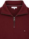 Tommy Hilfiger Sweat Half Zip Pullover Burgundy Product / Detail