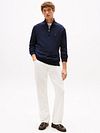 Tommy Hilfiger Pull Demi-Zip Essential Marine Model / Voorkant