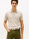 Tommy Hilfiger Knitted Polo Beige Model / Voorkant