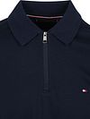 Tommy Hilfiger Half-Zip Polo Interlock Navy