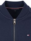 Tommy Hilfiger Strickjacke Zip Intechno Navy